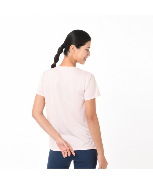tシャツ ペタルスリーブショートトップ レディース New Balance tシャツ スペシャルエディションプリントショート