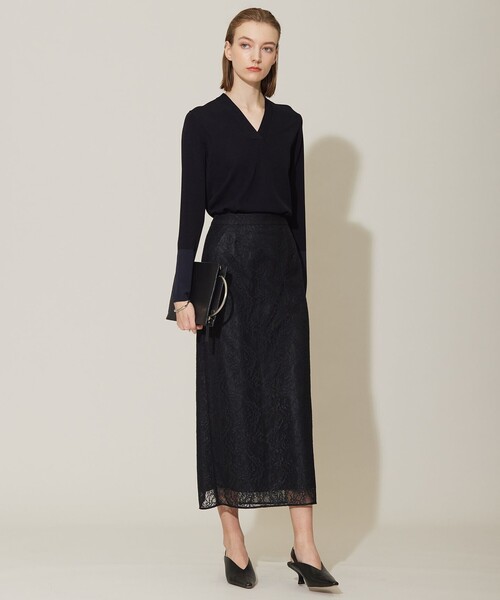 ICB（アイシービー） スカート 「洗える」ナイロンラッセルレース