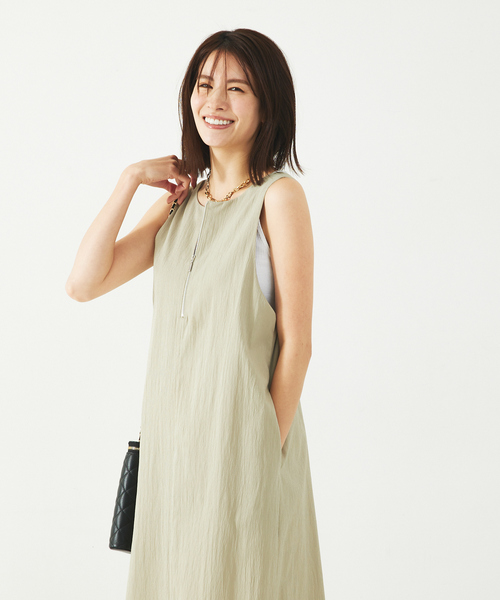 アバハウス　ワンピース abahouse mavie ワンピース 「大人のいちまんワンピ」Uネック