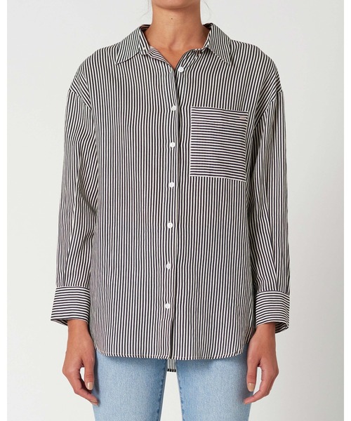 ブラウス シャツ CAPRI STRIPE BECCA SHIRT レディース