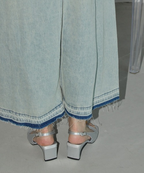 SALE【Alaia】オープントゥ ヒールサンダル スウェード オープントゥサンダル（サンダル）｜EDIT.FOR LULU