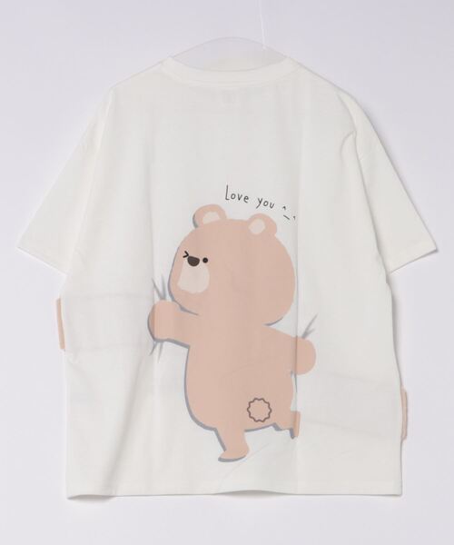LB/S tシャツ 「Hi Hey Hoooo/ハイヘイホー」クマ サメ