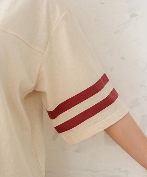 eLur tシャツ 「eLur」フットボールT レディース : ZOZOTOWN