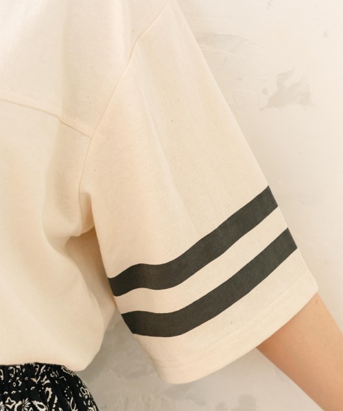 tシャツ 「eLur」フットボールT レディース eLur tシャツ 「eLur」フットボールT レディース : ZOZOTOWN