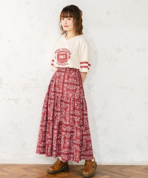 tシャツ 「eLur」フットボールT レディース eLur tシャツ 「eLur」フットボールT レディース : ZOZOTOWN