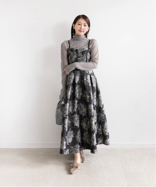 RANDA ローファー リボン×モノグラムパーツ レディース