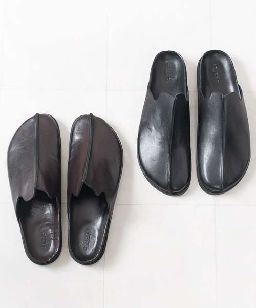 BRADOR サンダル ブラドール センターシームフラットサボサンダル