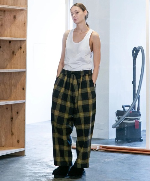 my beautiful landlet 100%コットン my beautiful landlet パンツ 「my landlet」 COTTON TWEED