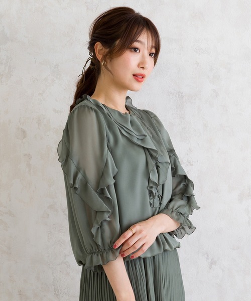 Rose Tiara（ローズティアラ） ブラウス シャツ 「セットアップ可