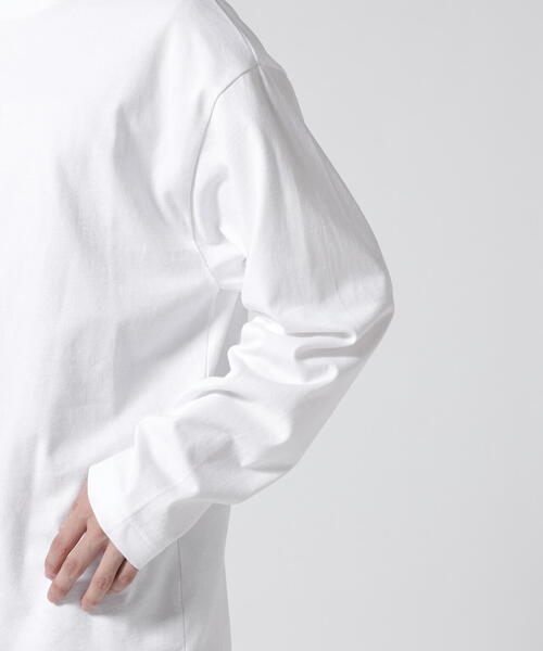 ATON - 【残りわずか】12/- Air Spinning Loose Fit Longsleeve