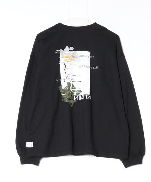 tシャツ 「NIKITA/ニキータ」レディースロゴロングTシャツ　オーバーサイズシルエット　N DRYAS OCTOPETALA LS TEE レディ NIKITA tシャツ 「NIKITA/ニキータ」レディースロゴロングT