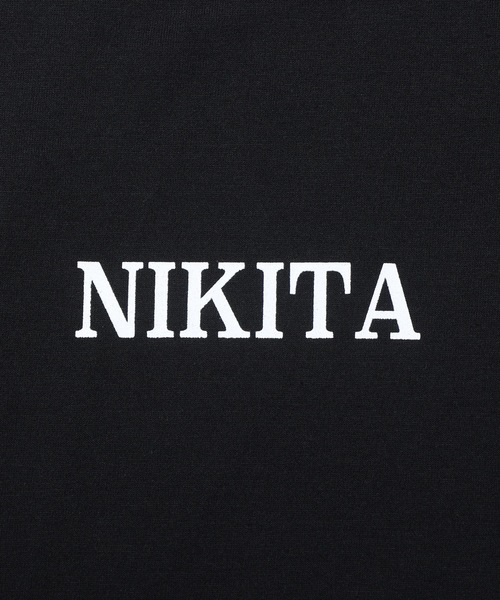 tシャツ 「NIKITA/ニキータ」レディースロゴロングTシャツ　オーバーサイズシルエット　N DRYAS OCTOPETALA LS TEE レディ NIKITA tシャツ 「NIKITA/ニキータ」レディースロゴロングT