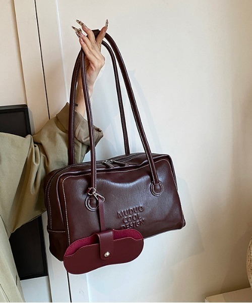 ショルダーバッグ バッグ Y2K ヴィンテージ調ボストンバッグ BAG／A4 