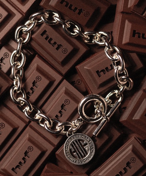 HUF（ハフ） ブレスレット REGIONAL BRACELET SILVER メンズ