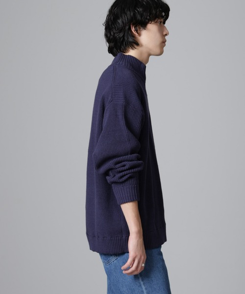 NANO universe（ナノ・ユニバース） セーター ニット 畔ニットハーフ