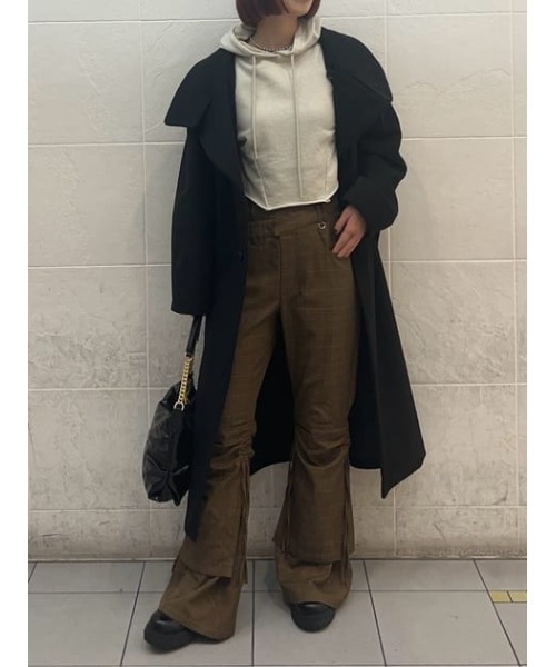 SLY（スライ） スラックス パンツ IRREGULAR WAIST FLARE PT イ 