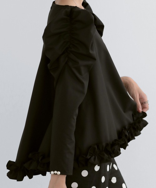 MERAKI（ファッション） ブラウス シャツ 裾フリルパワー