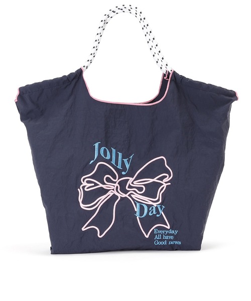 Lace Ladies（レースレディース） トートバッグ リボン 刺繍