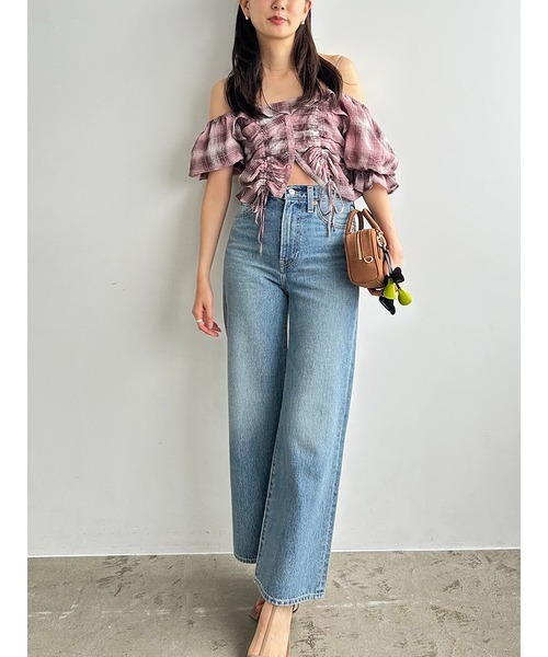 SNIDEL/Levi's® ハイウエストデニム 29インチ セール】【SNIDEL/Levi's】別注デニム(29インチ)（デニムパンツ