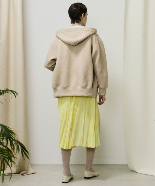 unfil | ダブルフェイスジャージー ジップパーカー WOMEN unfil | ダブルフェイスジャージー ジップパーカー WOMEN