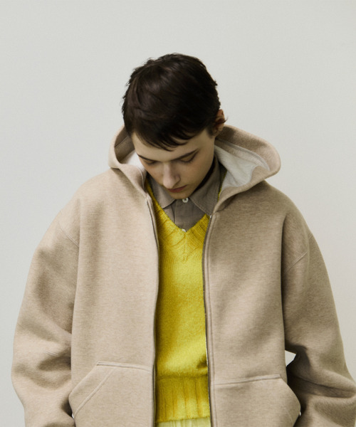 unfil | ダブルフェイスジャージー ジップパーカー WOMEN unfil | ダブルフェイスジャージー ジップパーカー WOMEN