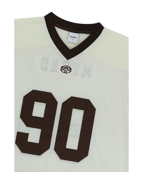 tシャツ 「mahagrid/マハグリッド」 90 HOCKEY JERSEY/90ホッケージャージ レディース メンズ MAHAGRID tシャツ 「mahagrid/マハグリッド」 90 HOCKEY JERSEY