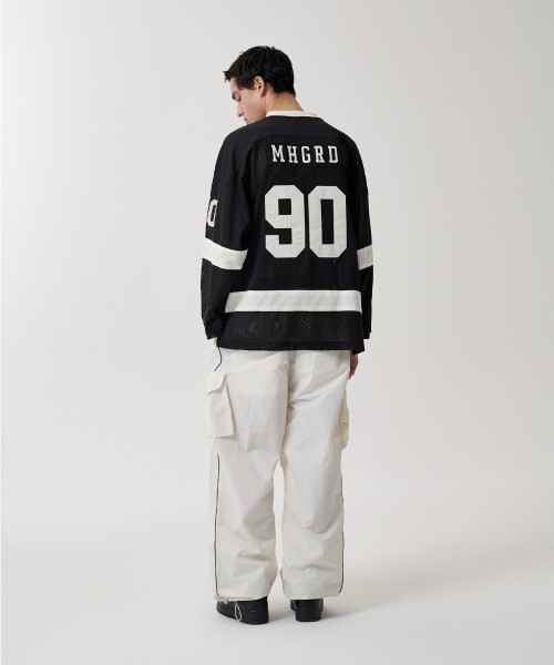 tシャツ 「mahagrid/マハグリッド」 90 HOCKEY JERSEY/90ホッケージャージ レディース メンズ MAHAGRID tシャツ 「mahagrid/マハグリッド」 90 HOCKEY JERSEY