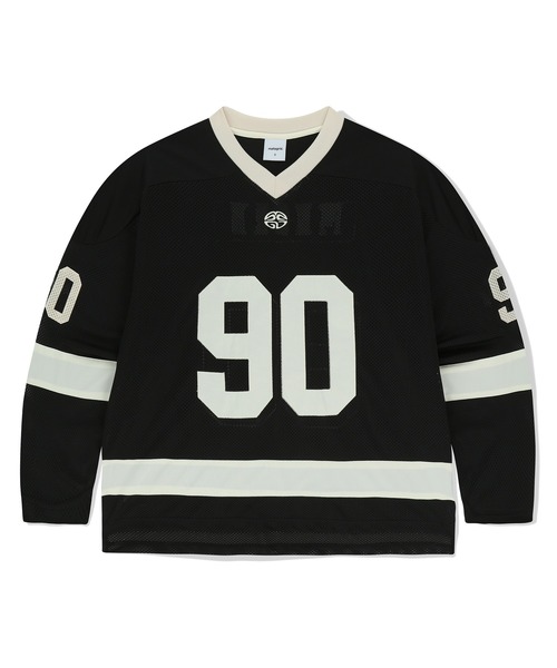 tシャツ 「mahagrid/マハグリッド」 90 HOCKEY JERSEY/90ホッケージャージ レディース メンズ MAHAGRID tシャツ 「mahagrid/マハグリッド」 90 HOCKEY JERSEY