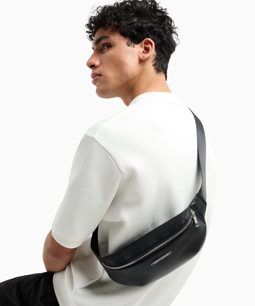 【A|X アルマーニ エクスチェンジ】ミニボディバッグ ARMANI EXCHANGE ウエストポーチ 「A|X アルマーニ