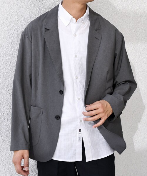 SHIPS any:〈吸水速乾〉Rapidry リラックス ジャケット SHIPS｜SHIPS any:<吸水速乾>Rapidry リラックス ジャケット