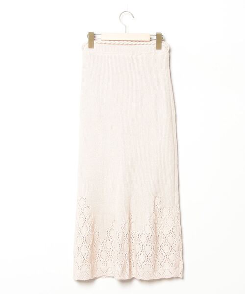 「LILY BROWN」 ニットスカート FREE ベージュ レディース_画像2