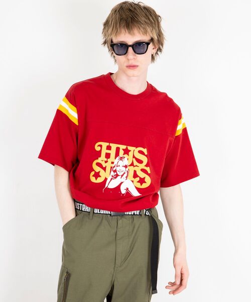 HYSTERIC GLAMOUR tシャツ HYS STARS Tシャツ メンズ : ZOZOTOWN