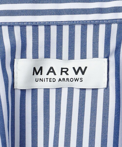 ブラウス シャツ 「MARW UNITED ARROWS」バルーンスリーブ ショートシャツ レディース MARW UNITED ARROWS ブラウス シャツ 「MARW ARROWS」バルーン