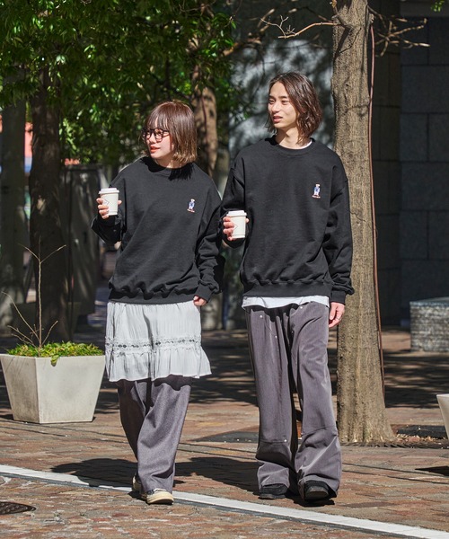 kutir（クティール） トレーナー スウェット 「kutir men × TeddyBear 