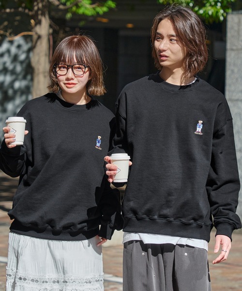 kutir（クティール） トレーナー スウェット 「kutir men × TeddyBear 