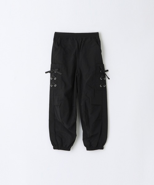 coca パンツ キッズ レースアップポケットパラシュートパンツ