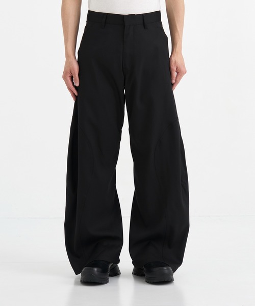 NVRFRGT スラックス 別注 CURVED LEG WORK PANTS メンズ