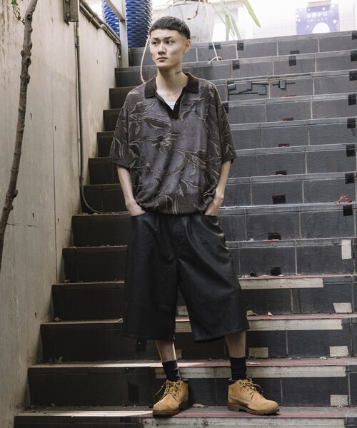 FREAK'S STORE パンツ LEATHERETTE Buggy Short Pants