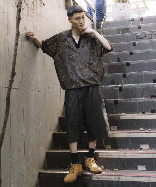 FREAK'S STORE パンツ LEATHERETTE Buggy Short Pants
