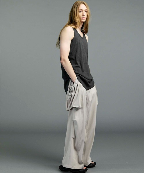 MAISON SPECIAL メゾンスペシャル カーゴ ワイド パンツ MAISON SPECIAL カーゴパンツ 「UNISEX」Side Purse Wide Pants