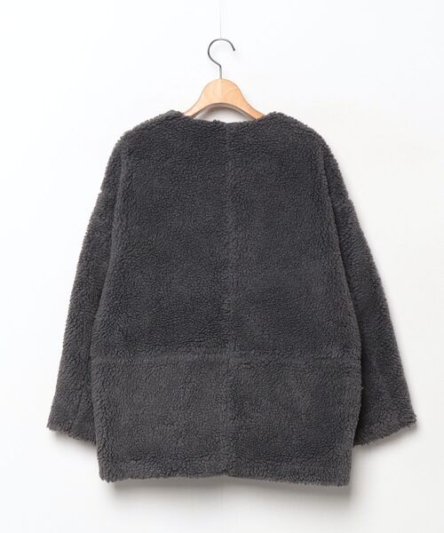 JOURNAL STANDARD relume」 ノーカラーコート FREE グレー レディース