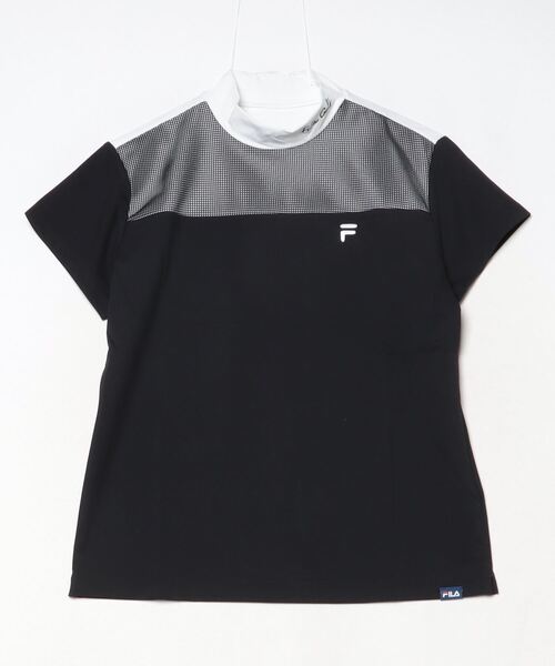 ブラウス シャツ フィラ FILA モックネックシャツ レディース