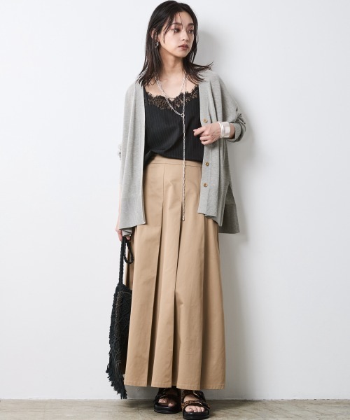 CHIC STYLE（シックスタイル） カーディガン 夏 綿レーヨンハイ