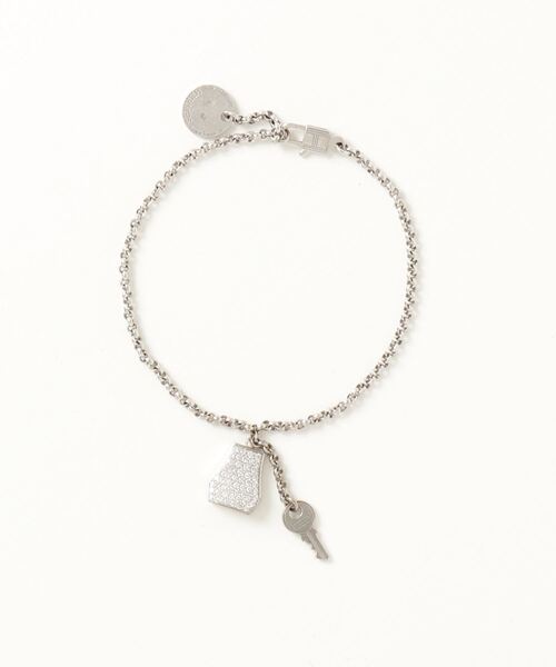 HERMES ゴールド ホワイト ブレスレット HERMES エルメス《Kelly》ホワイトゴールド ブレスレット