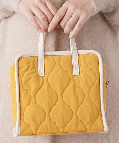 「en recre」 「accommode」2WAYバッグ FREE アイボリー レディース_画像3