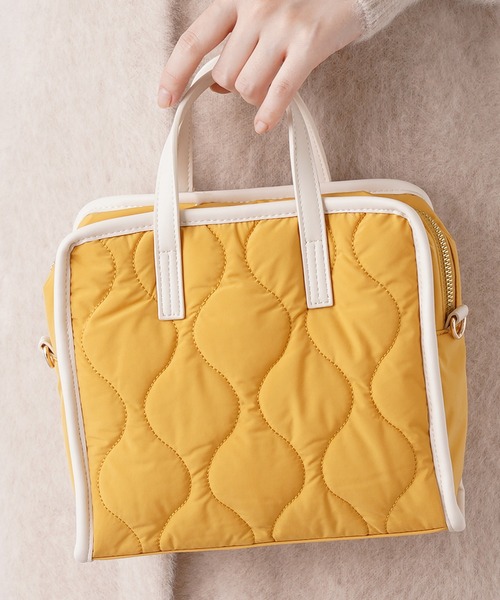 「en recre」 「accommode」2WAYバッグ FREE アイボリー レディース_画像5