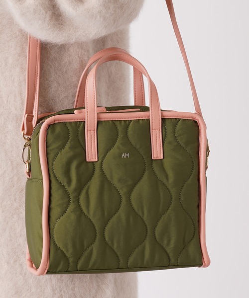 「en recre」 「accommode」2WAYバッグ FREE アイボリー レディース_画像8