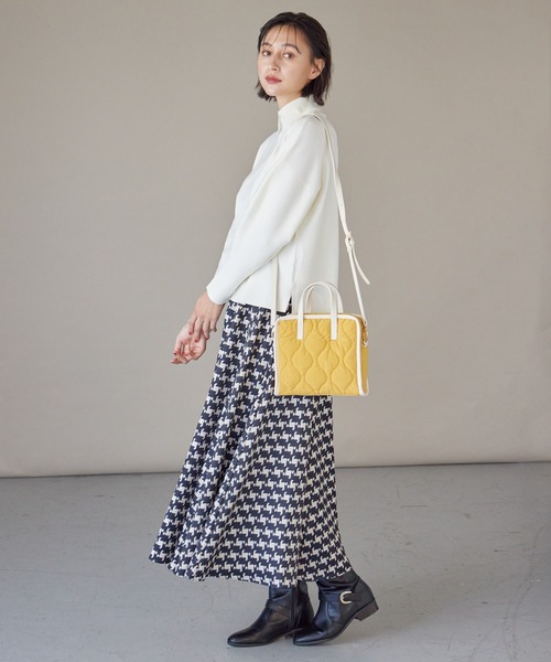 「en recre」 「accommode」2WAYバッグ FREE アイボリー レディース_画像9