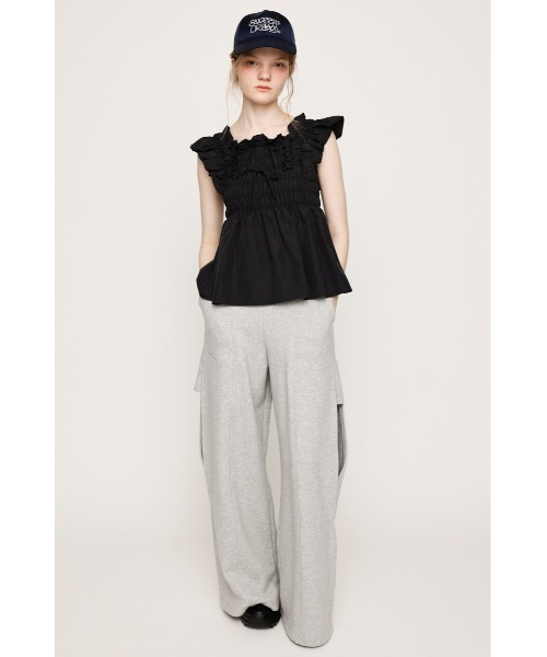 SLY ブラウス シャツ RIBBON ARM FRILL TOPS リボン アーム