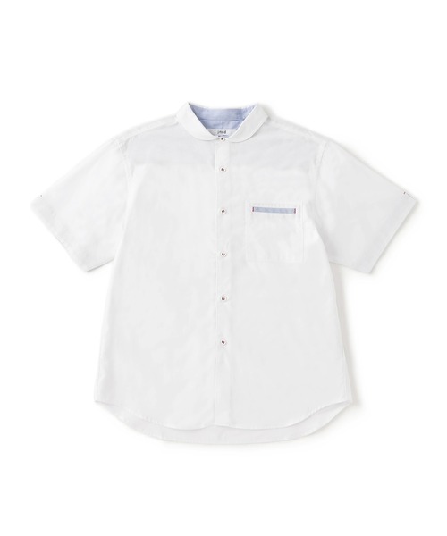 j.n.r.d シャツ j.n.r.d/セミラウンドカラーパラシュート釦シャツ